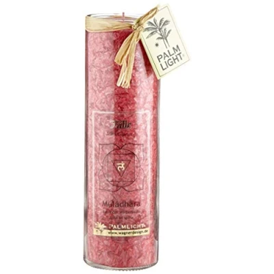 Abbildung von Palm Light Chakra Kerze, Rot