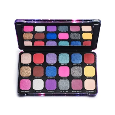 Abbildung von Makeup Revolution, Forever Flawless Lidschattenpalette, Konstellation, 18 Farbtöne, 19.8g