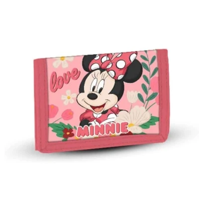 Abbildung von Disney Minnie Maus Garden Velcro Geldbörse, Rosa, 21,5 x 9 cm