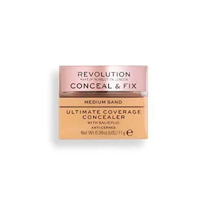 Abbildung von Revolution Conceal and Fix Ultimate Coverage Concealer Medium Sand