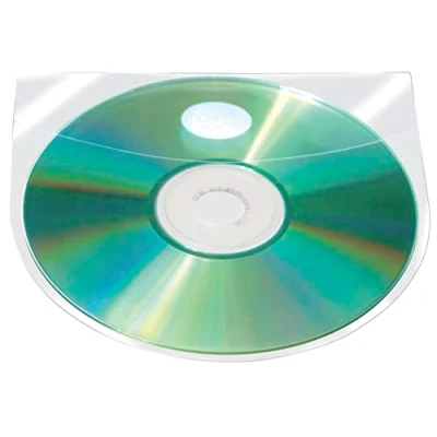 Abbildung von Q Connect KF27032 Edv Zubehöre CD Hülle selbstklebend 10 stück