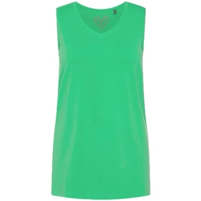 Abbildung von Ulla Popken Top, Damen, Größe: 50/52, Limonengrün