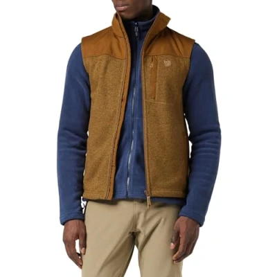 Abbildung von Fjallraven 81727 Buck Fleece Vest M Sports Mens Chestnut XL