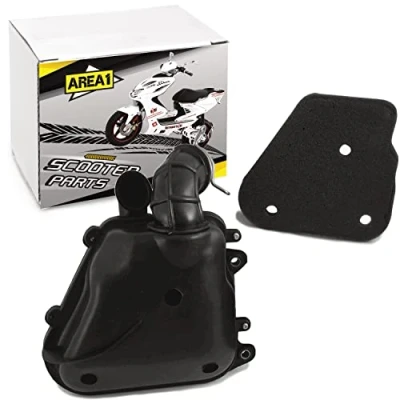 Abbildung von Area1 Ersatz Luftfilterkasten + Luftfilter für 50ccm 2Takt Minaralli/China Motoren. Kompatibel mit Aerox Jog Neos Explorer Race GT AGM Luxxon Rivero Tauris