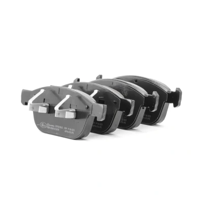 Abbildung von BREMBO P 86 023 Bremsbelagsatz exkl. Verschleißwarnkontakt mit Kolbenclip ohne Zubehör VOLVO: XC60 I, XC90 I