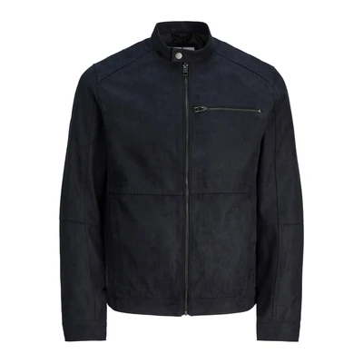 Abbildung von Jack &amp; Jones Jjedylan Kunstlederjacke, Herren, Größe: Small, Jet black