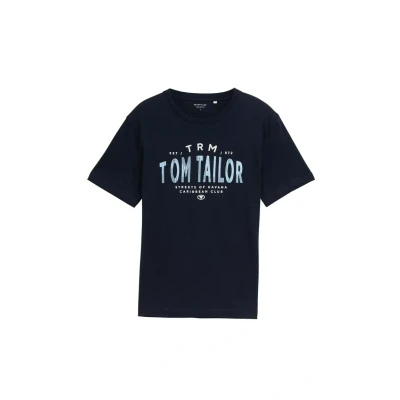 Abbildung von TOM TAILOR Herren 1046756 T Shirt, 10668 Sky Captain Blue, XXL