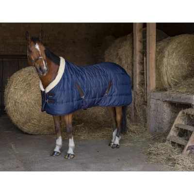 Abbildung von EQUITHÈME Stalldecke Teddy 200g Navy 125/175