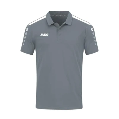 Abbildung von JAKO Power Poloshirt, Herren, Größe: 3XL, Steingrau