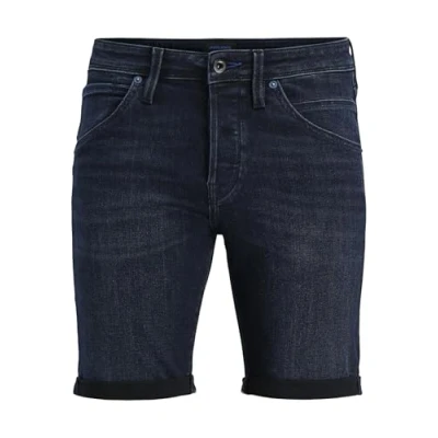 Abbildung von Jack &amp; Jones Jjirick Jjfox Jeans Shorts, Herren, Größe: XL, Blue denim