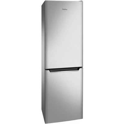 Abbildung von Amica KGCL 384 157 E Kühl /Gefrierkombination, 144 cm Höhe, FrostControl, Edelstahloptik, Energieeffizienzklasse D