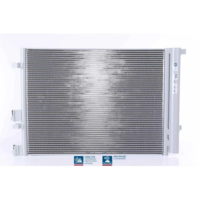 Abbildung von NISSENS 940224 Klimakondensator mit Trockner Aluminium 512 R 134a HYUNDAI: i20 I Hatchback