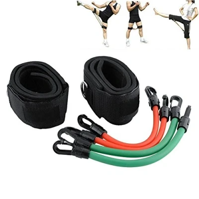 Abbildung von HemeraPhit Latex Ständiges Bein Oberschenkel Band Starke Knöchelriemen Geeignet für Fitnessstudio Yoga Pilates (6er Set)