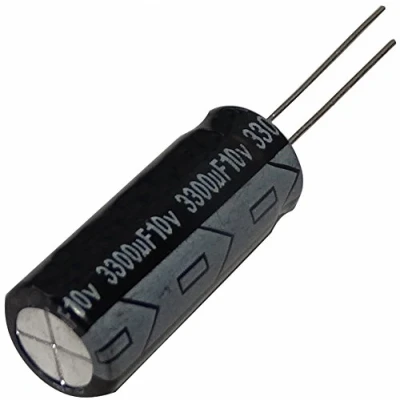 Abbildung von AERZETIX C13128 10 x Chemischen Elektrolytkondensatoren 3300µF ± 20% 10V THT 105C 2000h Ø10x25mm Radial