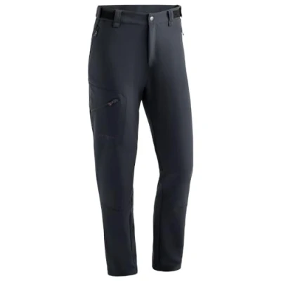 Abbildung von Maier Sports Foidit M, Warme Herren Wanderhose, Wasserabweisende Outdoorhose für Trekking und Hiking, PFC frei, mSTRETCH pro 2 &amp; Dryprotec Technologie, Schwarz, 52