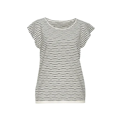Abbildung von Vivance Rundhalsshirt »mit Flügelärmelchen«, aus leichter Feinstrickqualität