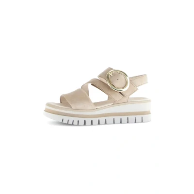 Abbildung von Gabor Keilsandalette, Damen, Größe: 41, Beige Schuhe
