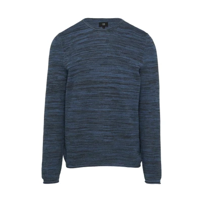Abbildung von QS Strickpullover, Herren, Größe: Small, Blau