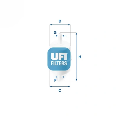 Abbildung von UFI 31.028.00 Kraftstofffilter Filtereinsatz 8 IVECO: DAILY 3 Kasten/Kombi
