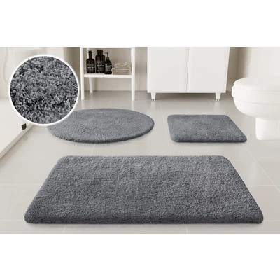 Abbildung von my home Badematte »Kaarin«, rutschhemmend beschichtet, schnell trocknend, Badteppich, getuftet, flauschig, hochflor, große Farbauswahl