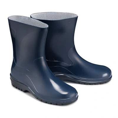 Abbildung von ESTRO Gummistiefel Damen Halbhoch Wasserdicht Regenstiefel Regenschuhe Regenstiefeletten K007 (41 EU, Dunkelblau)