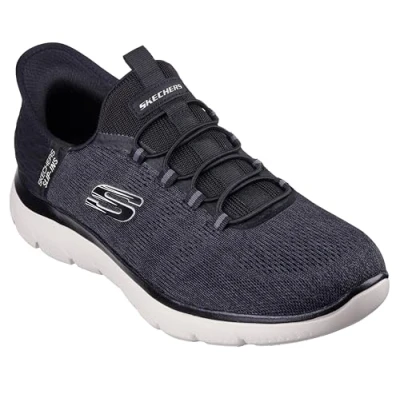 Abbildung von Skechers Herren Summits Key Pace Hands Free Slip in Slipper, Schwarz, 44 EU Weit