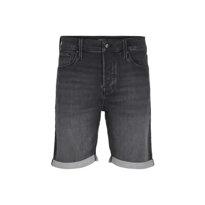 Abbildung von JACK&amp;JONES PLUS Herren Jjirick Jjicon I.k. Sq 062 Sn Pls Jeansshorts, Black Denim, 42 EU