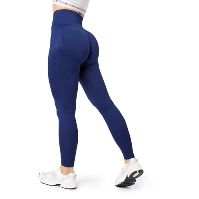 Abbildung von Bellivalini PUSH UP Leggings Hosen, Damen, Größe: Large, Navyblueblack