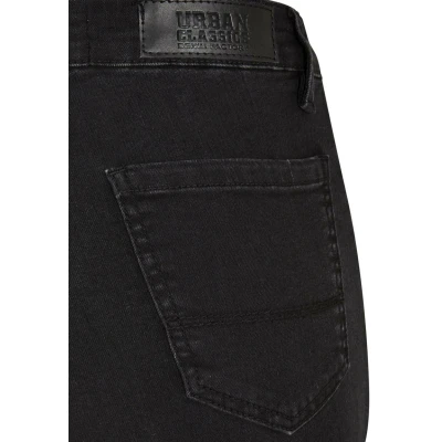 Abbildung von Urban Classics Super Stretch Jeans Bootcut, Damen, Größe: 26, Black stone washed