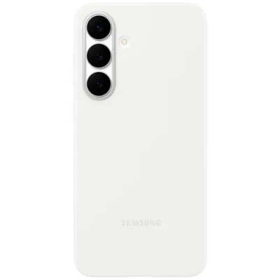 Abbildung von Samsung Galaxy S25 FE Hülle Silikon Original Soft Case/Backcover Handyhülle Weiß