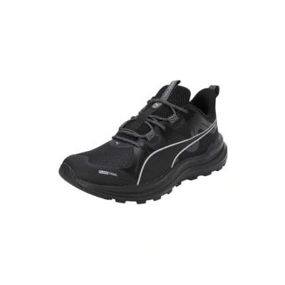 Abbildung von Puma Reflect LITE Unisex Laufschuh Trail, Größe: 41, Black/cool dark gray/silver Schuhe