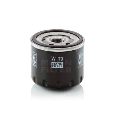 Abbildung von MANN FILTER W 79 Ölfilter M 20 X 1.5 mit einem Rücklaufsperrventil Anschraubfilter RENAULT: MEGANE 1, Kangoo I Express, TRAFIC 2 Kasten, DACIA: Lodgy