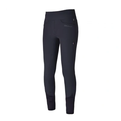 Abbildung von Kingsland Reitleggings Katja E Tec mit Warmblut Grip Damen Grau 38