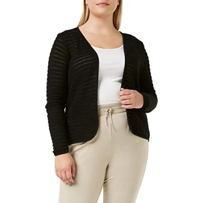Abbildung von ONLY Onlcrystal Strickjacke, Damen, Größe: Small, Black