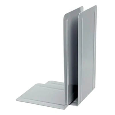 Abbildung von ALCO Albert 4303 29 Buchstützen aus Metall 130x240x140 mm, Inh.2, grau