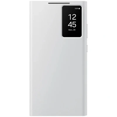 Abbildung von Samsung Smart View PC Book Hülle Weiß Galaxy S24 Ultra
