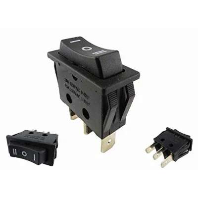 Abbildung von Wipptaster TASTER 3 Pin ON/OFF/ON einbau 30.9 * 10.8 24mm 15A 250