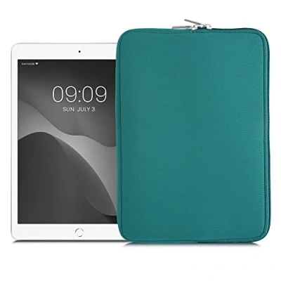 Abbildung von kwmobile Tablet Hülle kompatibel mit 9,7&quot; 11&quot; Universal Neopren Tasche Cover Case Schutzhülle Sleeve in Petrol