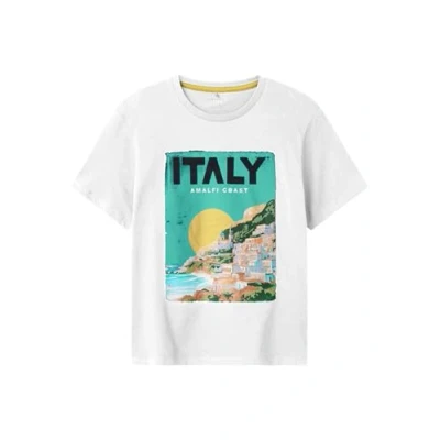 Abbildung von Name it Nkmfamma Tshirt print für Kinder, Größe: 122/128, Bright white