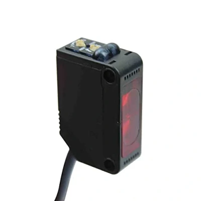 Abbildung von Reflektions Lichttaster Lichtsensor Optischer Sensor 12 24V 20cm PNP 100mA NC und NO Lichtschranke