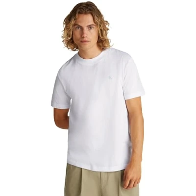 Abbildung von Calvin Klein Jeans Painted TEE Tshirt print, Herren, Größe: Large, Bright white