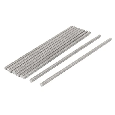 Abbildung von sourcing map 10Stk M5 x 150mm 304 Edelstahl Gewinde voll Stab Stollen Hardware de