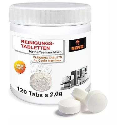 Abbildung von Reinigungstabletten a 2g für Kaffeevollautomaten Kaffeemaschinen &amp; Siebträger (120)