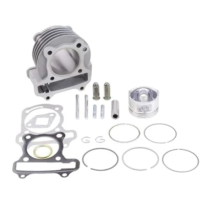 Abbildung von GOOFIT Leistung Big Bore Zylinder Kit GY6 80cc 47mm Ersatz für 139QMB ATV Roller Moped Go Kart