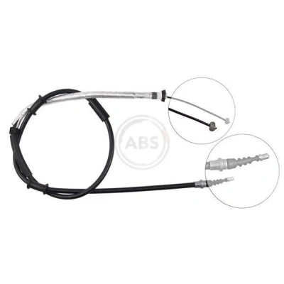 Abbildung von A.B.S. K19777 Handbremsseil 1654 Scheibenbremse für Links /Rechtslenker FIAT: Grande Punto Hatchback, Evo III Hatchback
