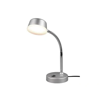 Abbildung von Reality Leuchten LED Tischleuchte Kiko R52501187, Kunststoff titanfarbig, inkl. 4.5 Watt