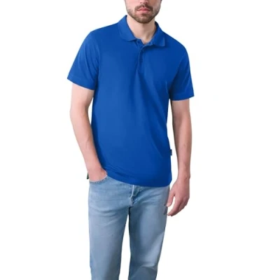 Abbildung von HRM Herren Heavy Performance Polo, Royalblau, Gr. 2XL I Premium Polo Shirt Basic Polohemd bis 60C waschbar Hochwertige &amp; nachhaltige Bekleidung Workwear