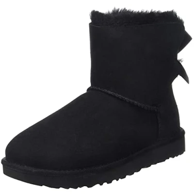 Abbildung von UGG Damen Mini Bailey Bow Ii Schlupfstiefel, Schwarz (Black), 38 EU (5 UK)