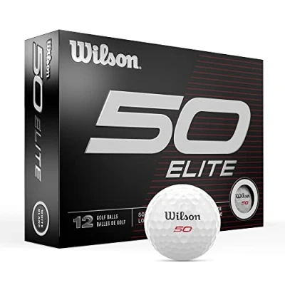 Abbildung von Wilson Unisex Erwachsene Fifty Elite Golfbälle, Weiss/opulenter Garten