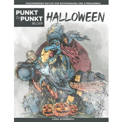 Abbildung von Halloween Punkt zu Bilder: Faszinierende Motive zur Entspannung und Stressabbau Malbuch für Erwachsene